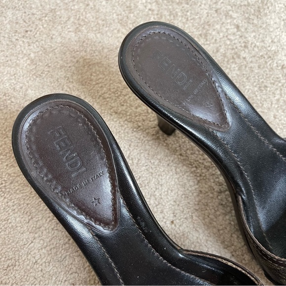 Fendi Vintage Monogram Heels - Picture 4 of 9